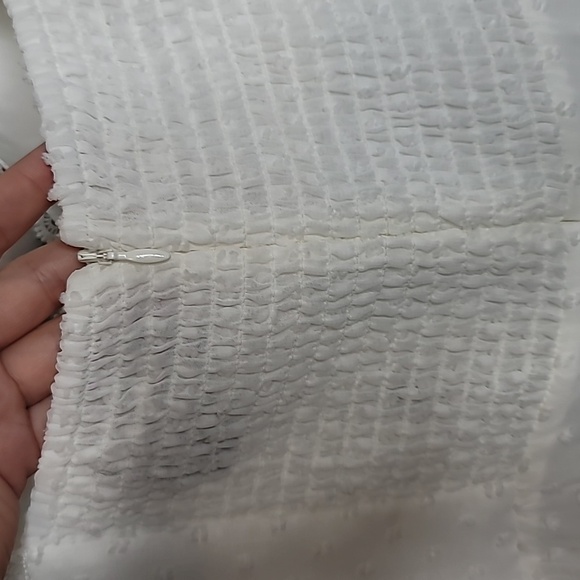 NWT Marchesa Notte size 8 white swiss dot layered tiered dress - Picture 12 of 16